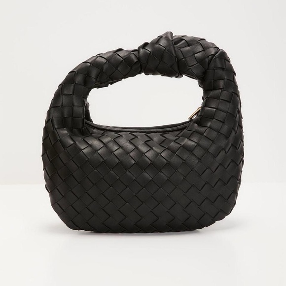 Vici Handbags - Vici Tierra Woven Knot Handbag - Black OS